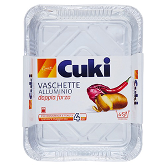 Immagine di CUKI CONTENITORE ALLUMINIO 4 PORZIONI R75