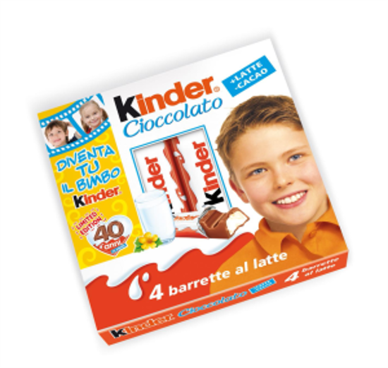 Immagine di KINDER CIOCCOLATO BARRETTE X 4