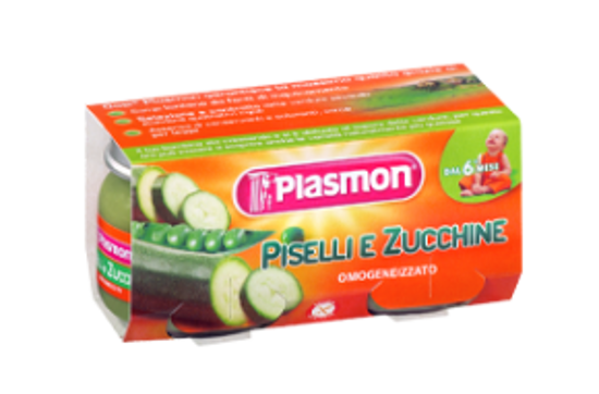 Immagine di PLASMON OMOGENEIZZATO PISELLI/ZUCCHINE GR.80 X 2