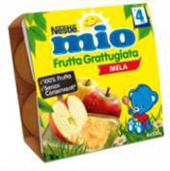 Immagine di MIO FRUTTA GRATTUGIATA MELA GR.100 X 4