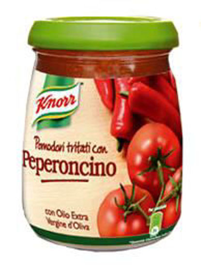 Immagine di KNORR SUGO POMODORI TRITATI CON PEPERONCINO GR.250