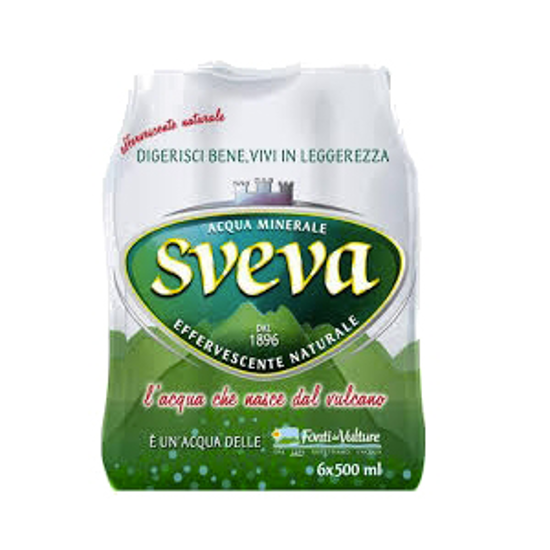 Immagine di SVEVA ACQUA LT.0,5X6 EFFERVESCENTE NATURALE