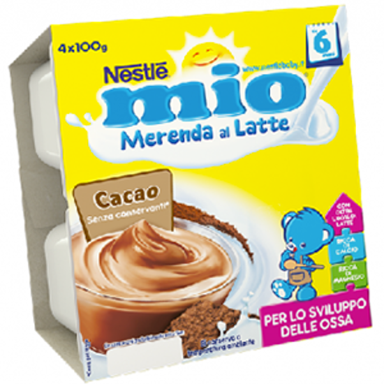 Immagine di MIO MERENDA LATTE CACAO GR.100X4