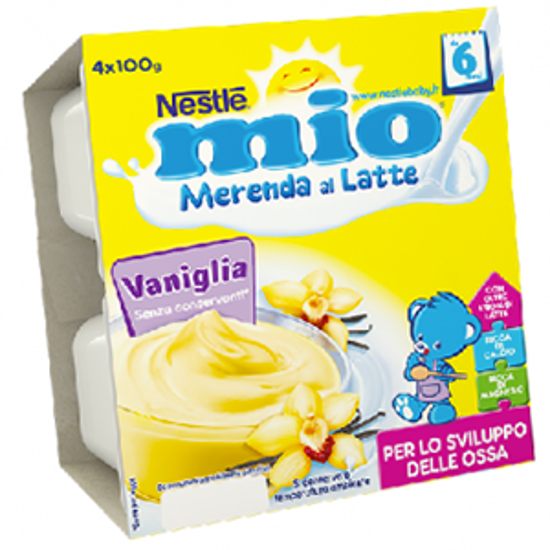 Immagine di MIO MERENDA LATTE VAN. GR.100X4