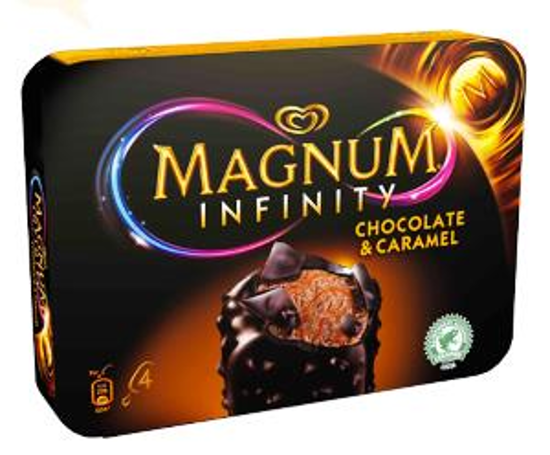 Immagine di ALGIDA MAGNUM INFINITY CHOCO/CARAMEL X 4