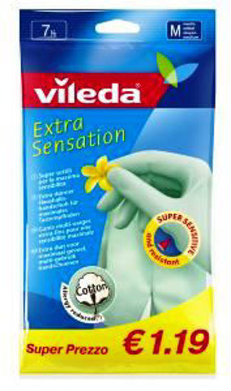 Immagine di VILEDA GUANTI SENSATION MISURA MEDIA
