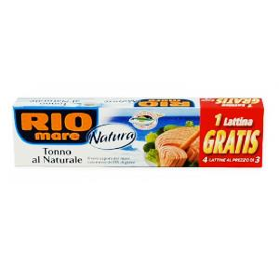 Immagine di RIO MARE TONNO AL NATURALE GR.80 X 3+1