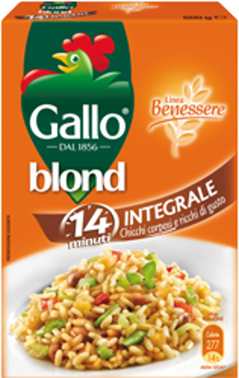 Immagine di GALLO RISO BLOND INTEGRALE GR.500