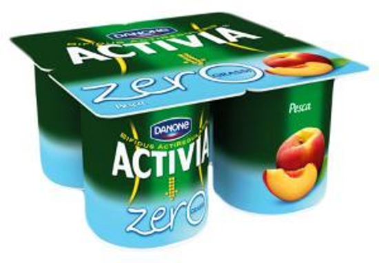 Immagine di DANONE ACTIVIA 0,1% PESCA GR.125 X 4