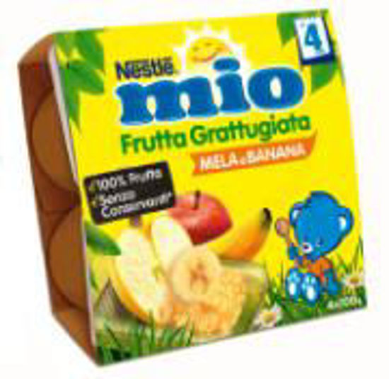Immagine di MIO FRUTTA GRATTUGIATA MELA/BANANA GR.100 X 4