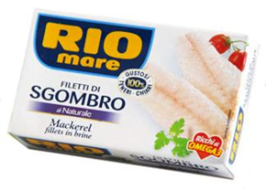 Immagine di RIO MARE FILETTI DI SGOMBRO AL NATURALE GR.125