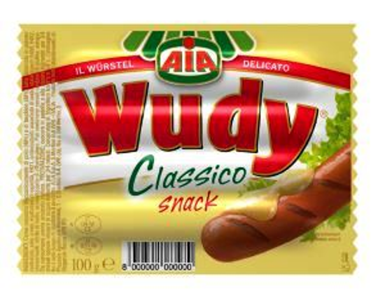 Immagine di AIA WURSTEL WUDY CLASSICO GR.100