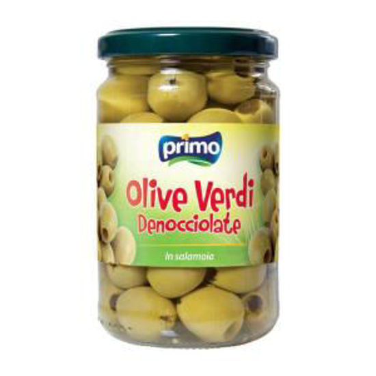 Immagine di PRIMO OLIVE VERDI DENOCCIOLATE IN SALAMOIA GR.290