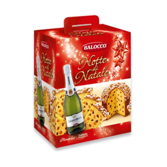 Immagine di BALOCCO PANETTONE GR.750 + BOTTIGLIA