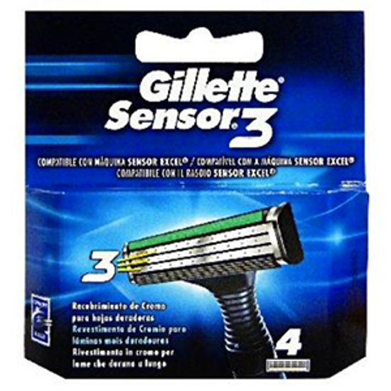 Immagine di GILLETTE RICAMBI SENSOR 3 X4PZ