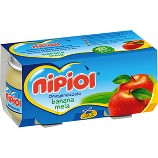 Immagine di NIPIOL OMOGENIZZATO G.80X2 BANANA&MELA