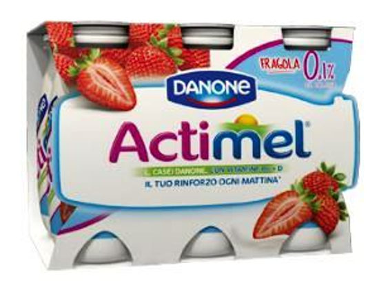 Immagine di DANONE ACTIMEL 0,1% FRAGOLA GR.100 X 6