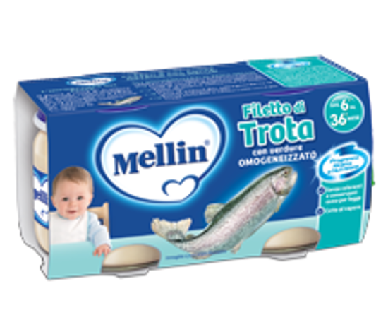 Immagine di MELLIN OMOGENEIZZATO TROTA GR.80 X 2