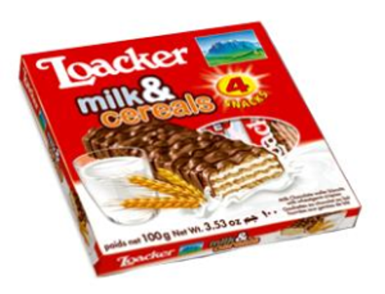 Immagine di LOACKER MILK E CEREAL GR.25 X 4