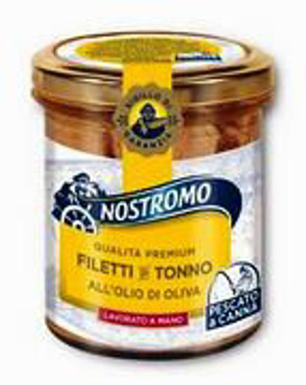 Immagine di NOSTROMO FILETTI DI TONNO ALL'OLIO D'OLIVA VETRO GR.200