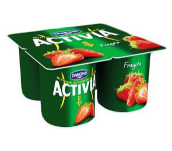 Immagine di DANONE ACTIVIA FRAGOLA GR.125 X 4