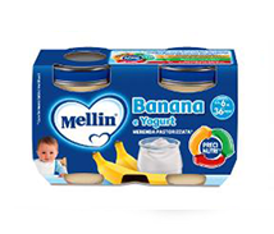 Immagine di MELLIN YOGURT BANANA GR.120 X 2