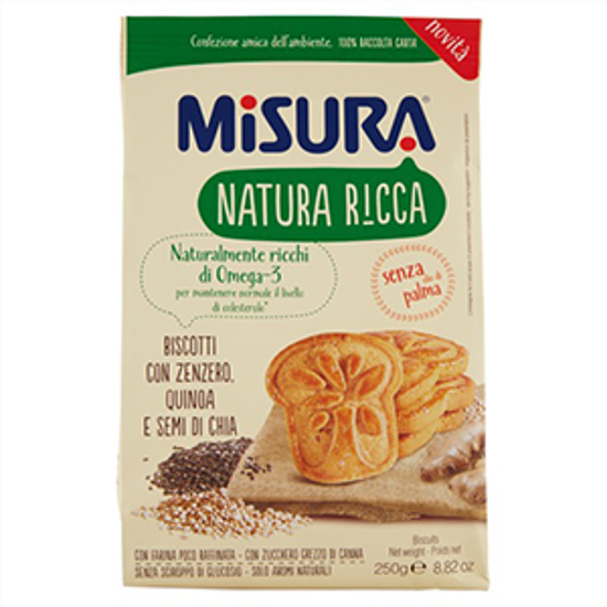 Immagine di MISURA FROLLINO ZENZERO/QUINOA/SEMI DI CHIA 250GR