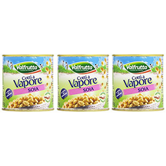 Immagine di VALFRUTTA SOIA G.160X3 COTTI A VAPORE