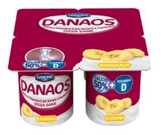 Immagine di DANONE DANAOS BANANA GR.125 X 4