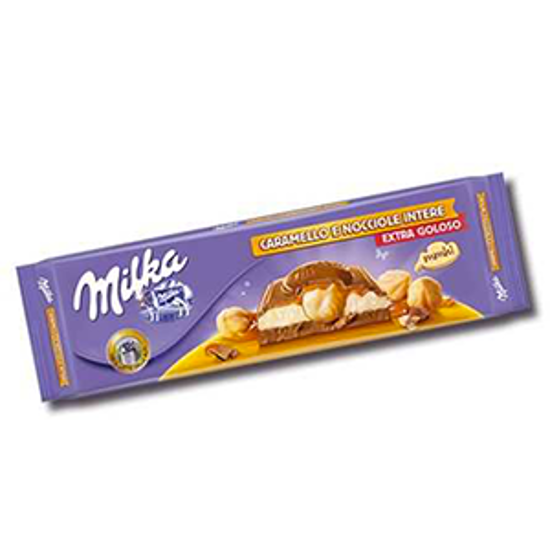 Immagine di MILKA EXTRA GOLOSE G.300 CARAMELLO&NOCCIOLE