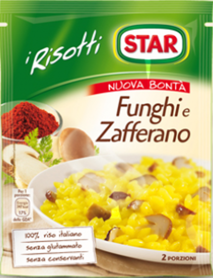 Immagine di STAR RISOTTO FUNGHI PORCINI E ZAFFERANO GR.175