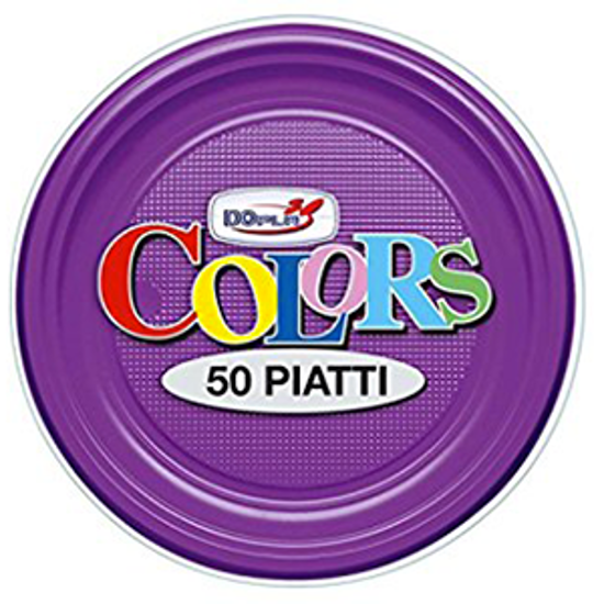 Immagine di DOPLA PIATTI FRUTTA PZ.50 VIOLA