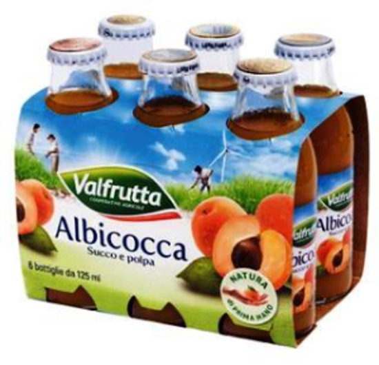 Immagine di VALFRUTTA SUCCO ALBICOCCA ML.125 X 6
