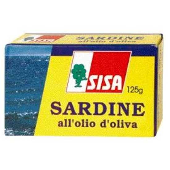 Immagine di SISA SARDINE ALL'OLIO D'OLIVA GR.125
