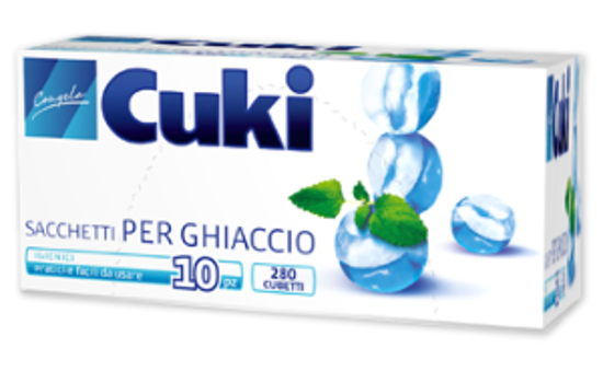 Immagine di CUKI SACCHETTI PER CUBETTI DI GHIACCIO PZ.10 X 280 CUBETTI