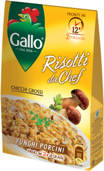 Immagine di GALLO RISOTTI DA CHEF AI FUNGHI PORCINI GR.175