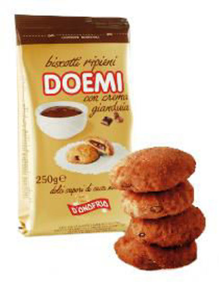 Immagine di DOEMI BISCOTTI RIPIENI DI CREMA GIANDUIA GR.250