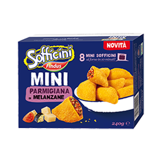 Immagine di FINDUS MINI SOFFICINI PARMIGIANA DI MELANZANE GR.240