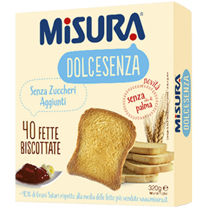 Immagine di MISURA FETTE BISCOTTATE G.320 SENZA ZUCCHERO