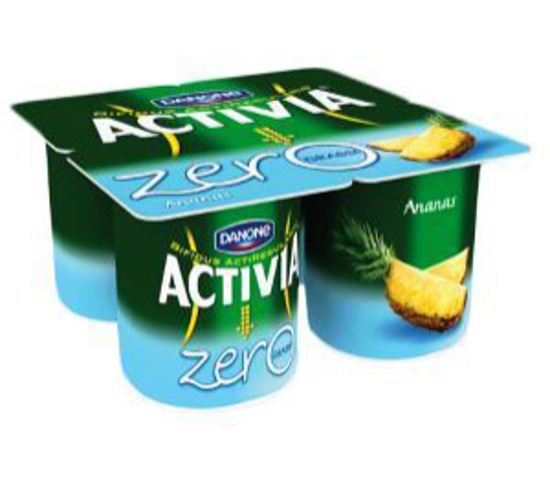 Immagine di DANONE ACTIVIA 0,1% ANANAS GR.125 X 4