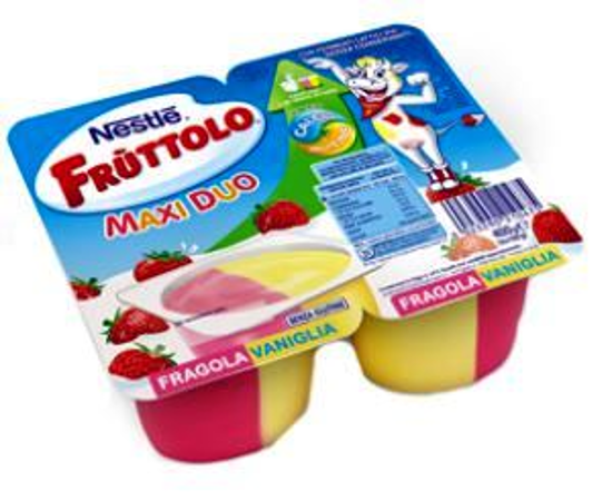Immagine di NESTLE' FRUTTOLO MAXI DUO FRAGOLA E VANIGLIA GR.100 X 4
