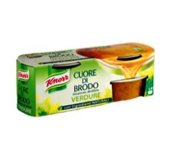 Immagine di KNORR CUORE DI BRODO VERDURE GR.28 X 4