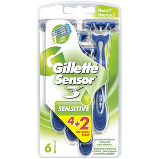 Immagine di GILLETTE SENSOR 3 R&G SENS.4+2