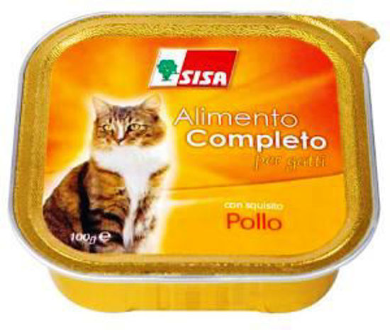 Immagine di SISA VASCHETTA GATTO POLLO GR.100