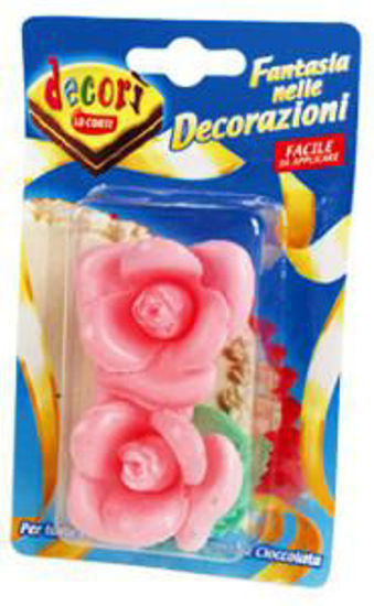 Immagine di DECORI' ROSE GRANDI ROSA PZ.2