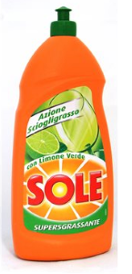 Immagine di SOLE PIATTI LIQUIDO LIMONE VERDE ML.1100