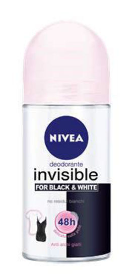 Immagine di NIVEA DEODORANTE INVISIBLE BLACK & WHITE ROLL-ON ML.50