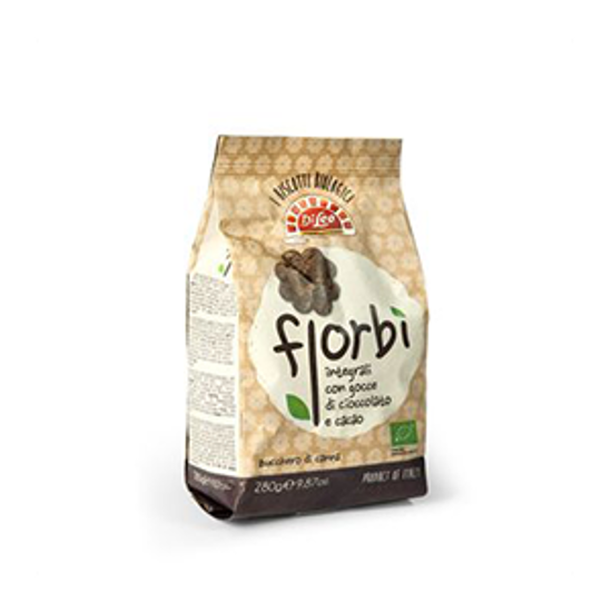 Immagine di DI LEO BISCOTTI FIORBI' G.280 FAR.INTEGRA.CIOC.BIO