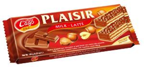 Immagine di ELLEDI PLASIR CIOCCOLATO NOCCIOLA E LATTE GR.120