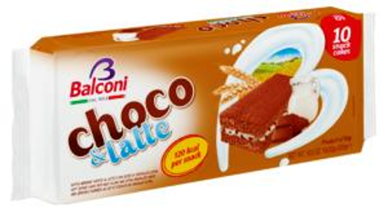 Immagine di BALCONI SNACK CHOCO/LATTE X 10